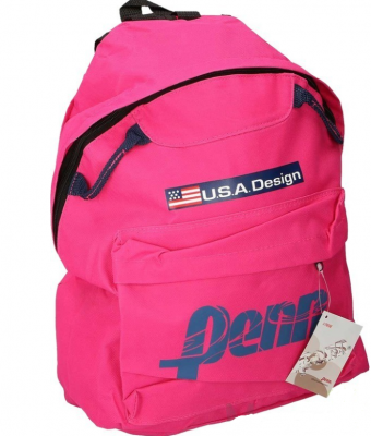 U.S.A. Design Pink Penn Backpack RRP 20 CLEARANCE XL 8.99